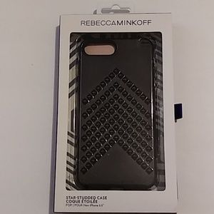Rebecca Minkoff Black Star-Studded iPhone 7 plus